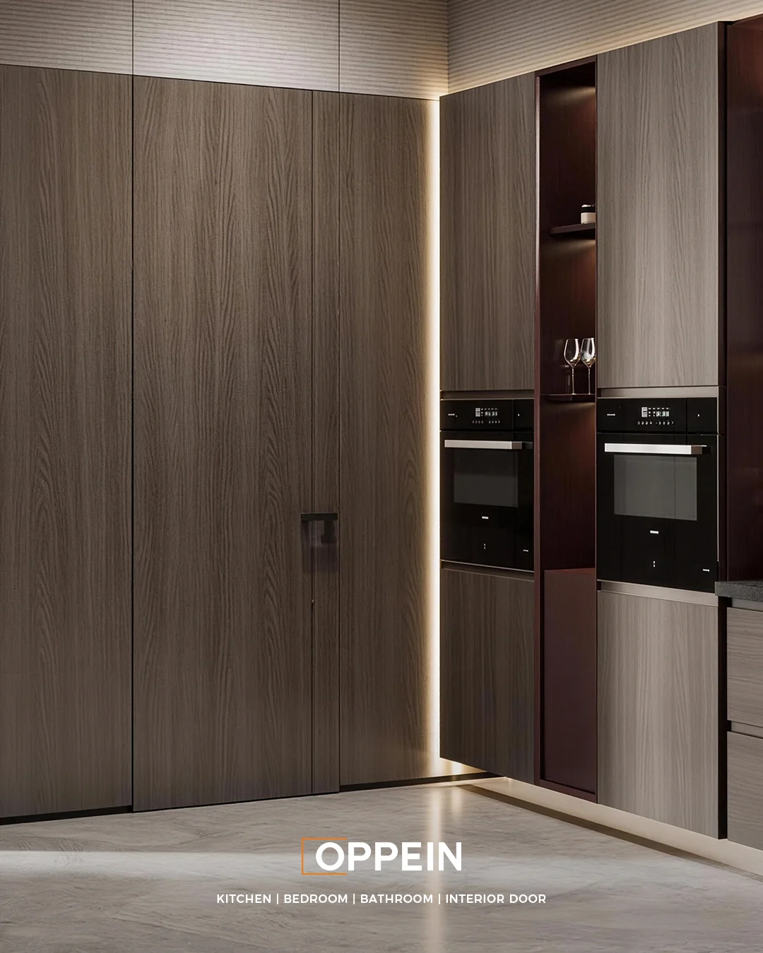 Zero Verge kitchen cabinets Dubai OPPEIN 2026